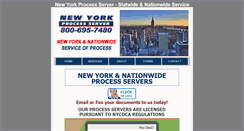 Desktop Screenshot of ny-process-server.com